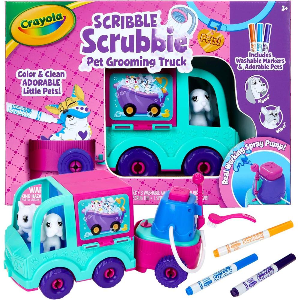 Scribble Scrubbie Pets Beauty Salon Playset